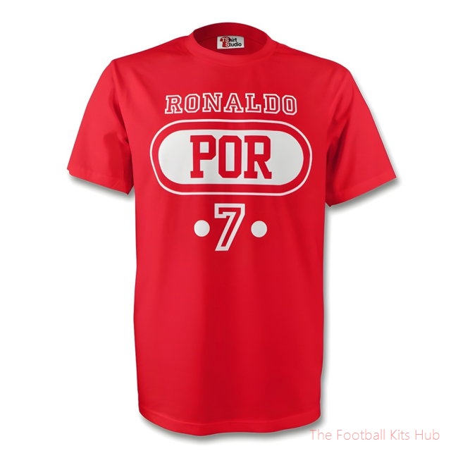 Cristiano Ronaldo Portugal Por T-shirt (red)