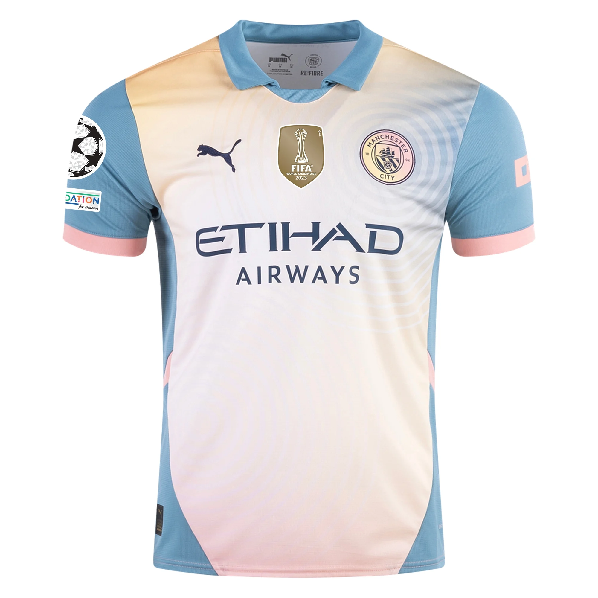 Manchester City Blue) 2024-2025 UCL Home Jersey – Authentic Shirt