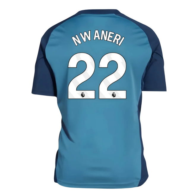 Kids Nwaneri 22 Arsenal Soccer Club Sleek Training Game Jersey