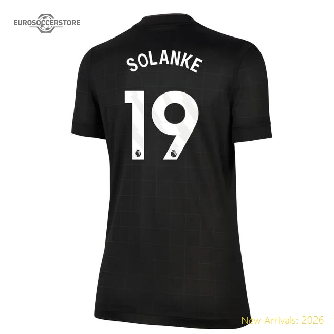 Top-grade 2025-2026 Tottenham Hotspur Away Shirt (womens) (solanke 19)