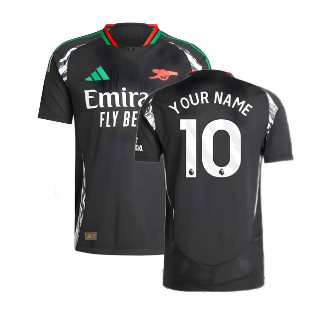 2024-2025 Arsenal Authentic Away Shirt (Your Name) - premium