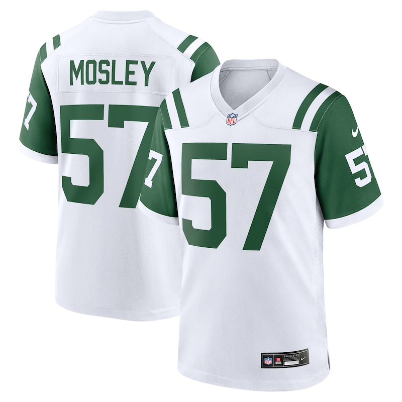 None C.J. Mosley NY Jets Powerful Authentic Jersey Football Apparel