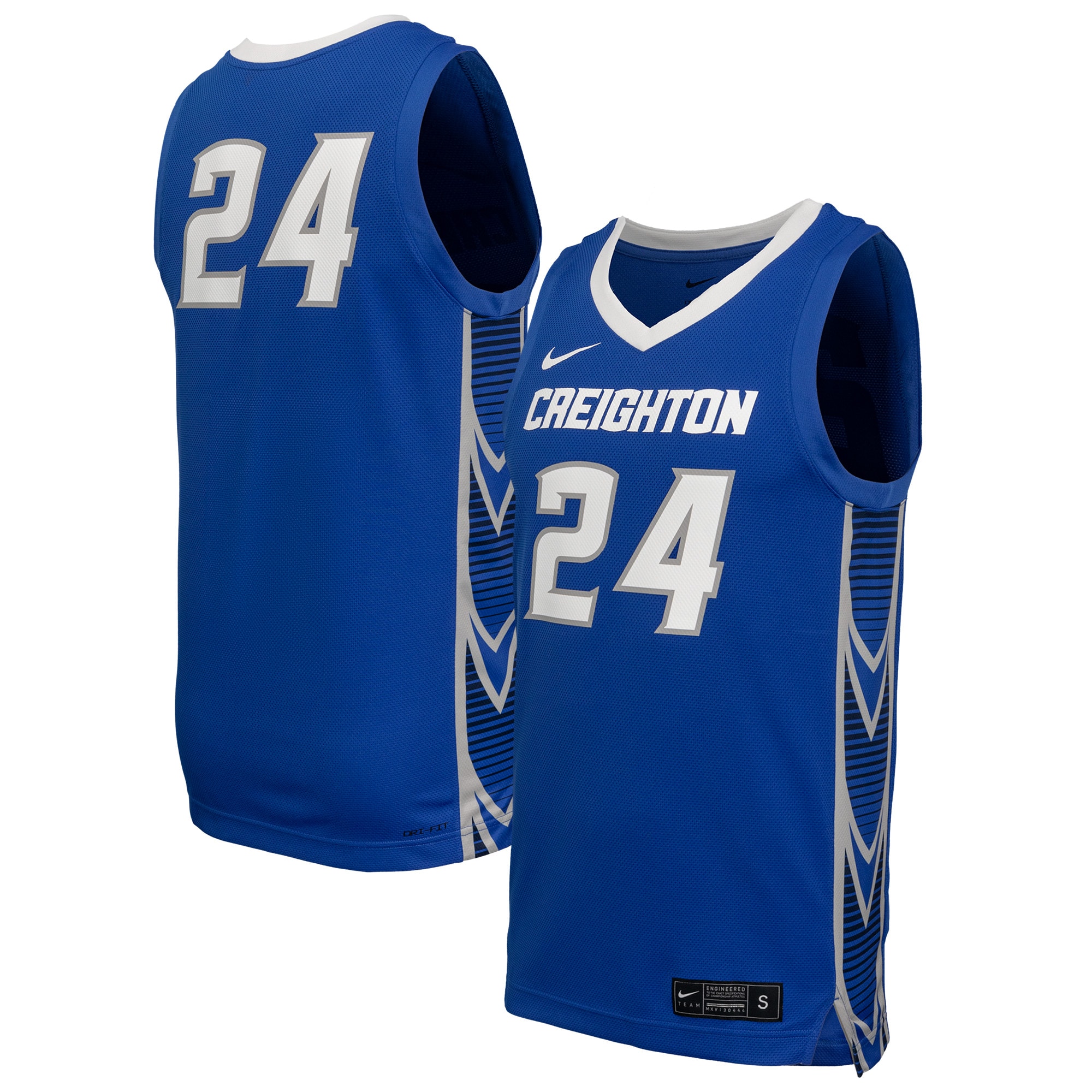 [NJP] Creighton Bluejays Replica Basketball Jersey - Blue