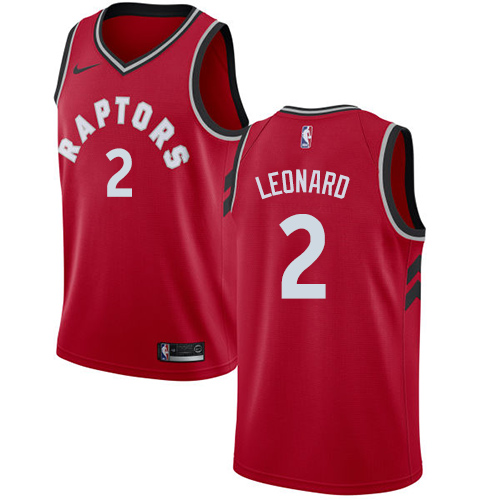 TOR Red Nike K. Leonard #2 NBA Jersey Game Day Wear Game Day Wear