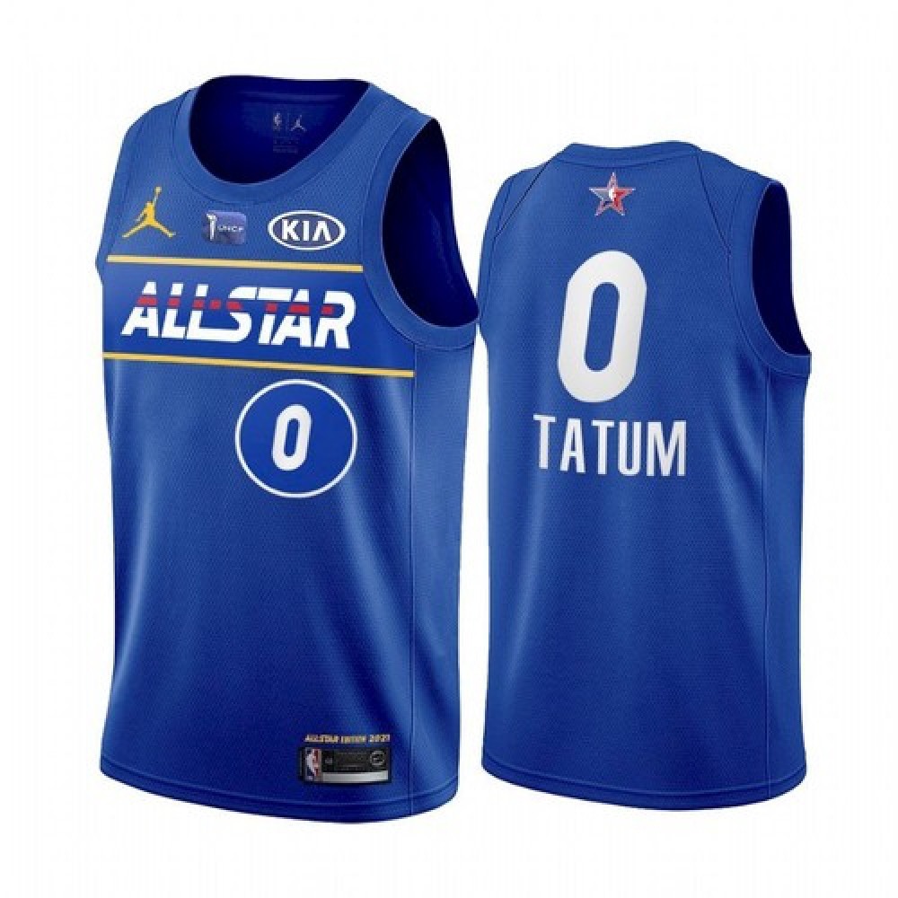 Jersey Jayson Tatum0 Blue - - Basketball Fan Gear