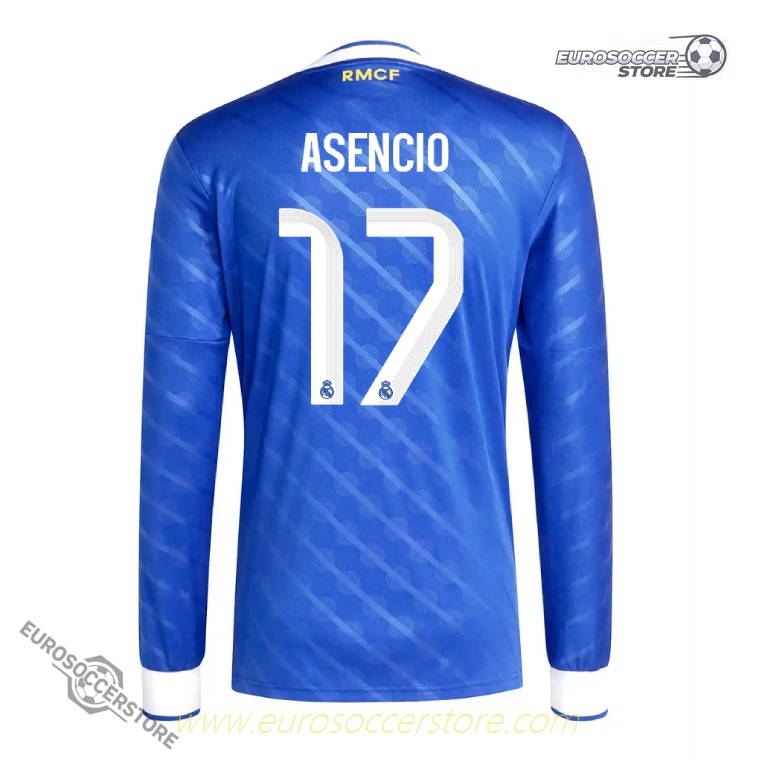 25-26 Season Real Madrid Third Long Sleeve ASENCIO 17 Jersey