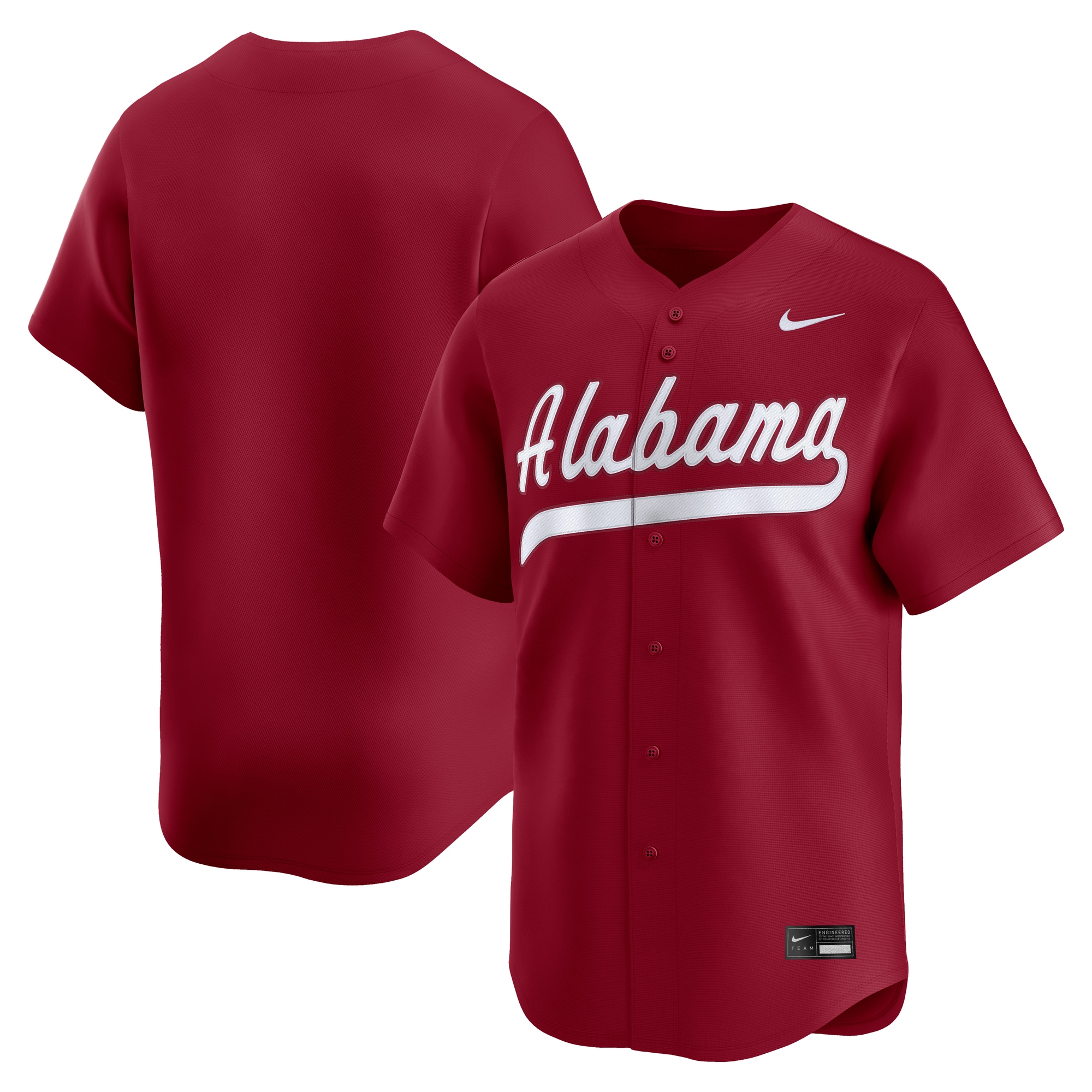 [NJP] Youth Alabama Crimson Tide Baseball Limited Jersey - Crimson