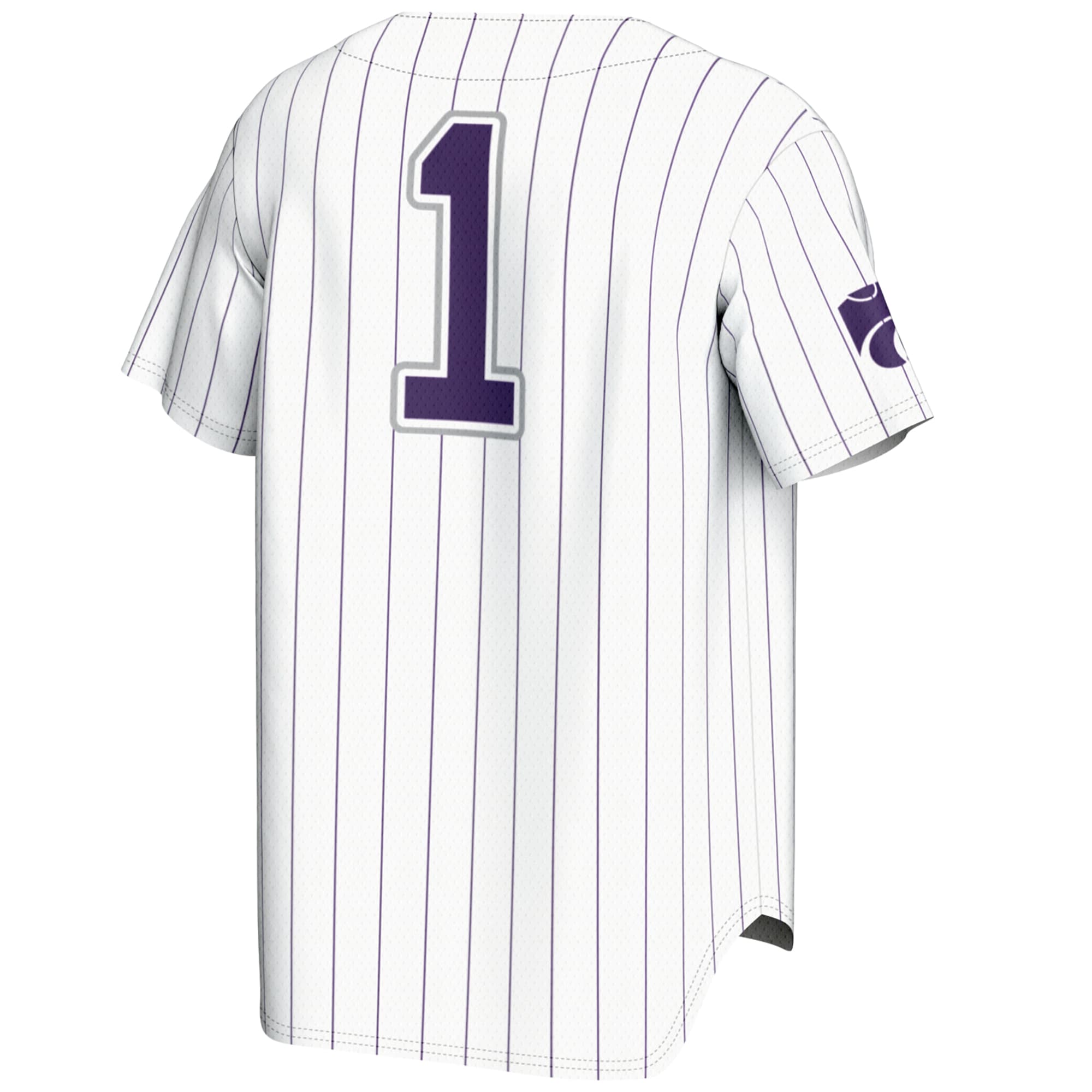 [NJP] Kansas State Wildcats GameDay Greats Youth Lightweight Baseball Jersey - White