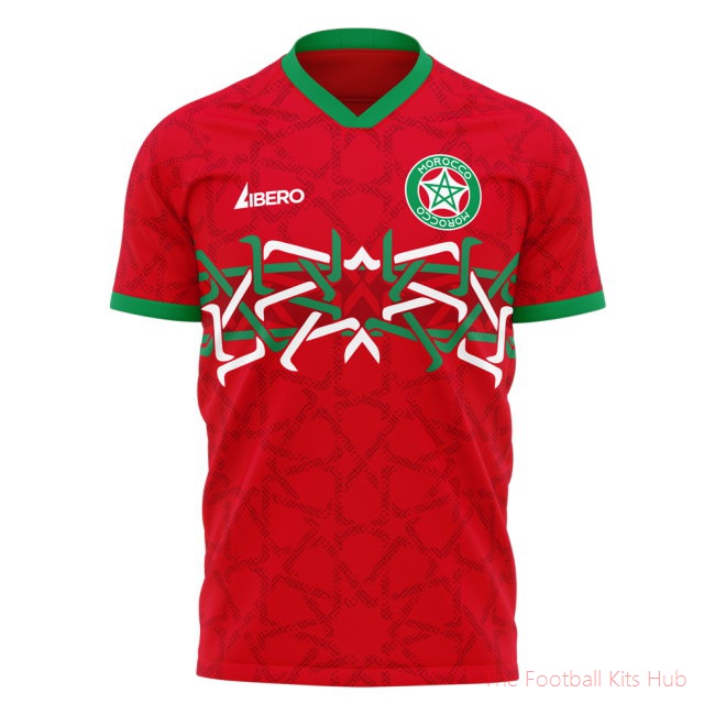 Morocco 2026-2027 Home Concept Kit (Libero) Adult Short Sleeve