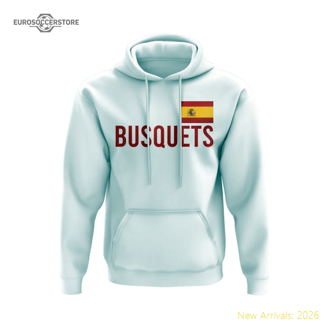 Sergio Busquets Spain Name Hoody (White)