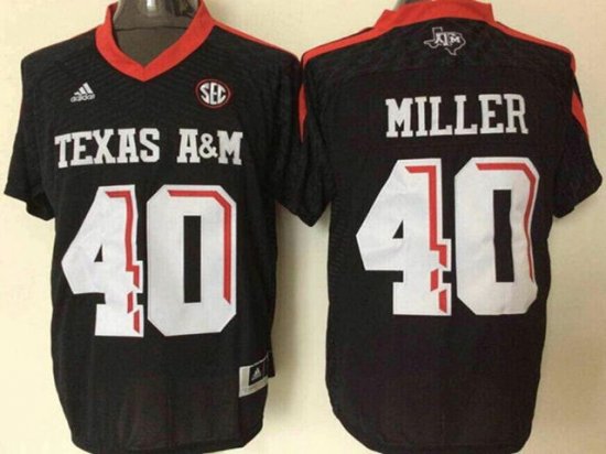 embroidered Men's None Von Miller #40 Black 2024 Football Jersey