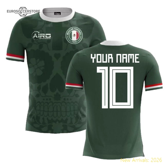 Mexico Home Concept Football Kit 2025-2026 Game Replica Jersey