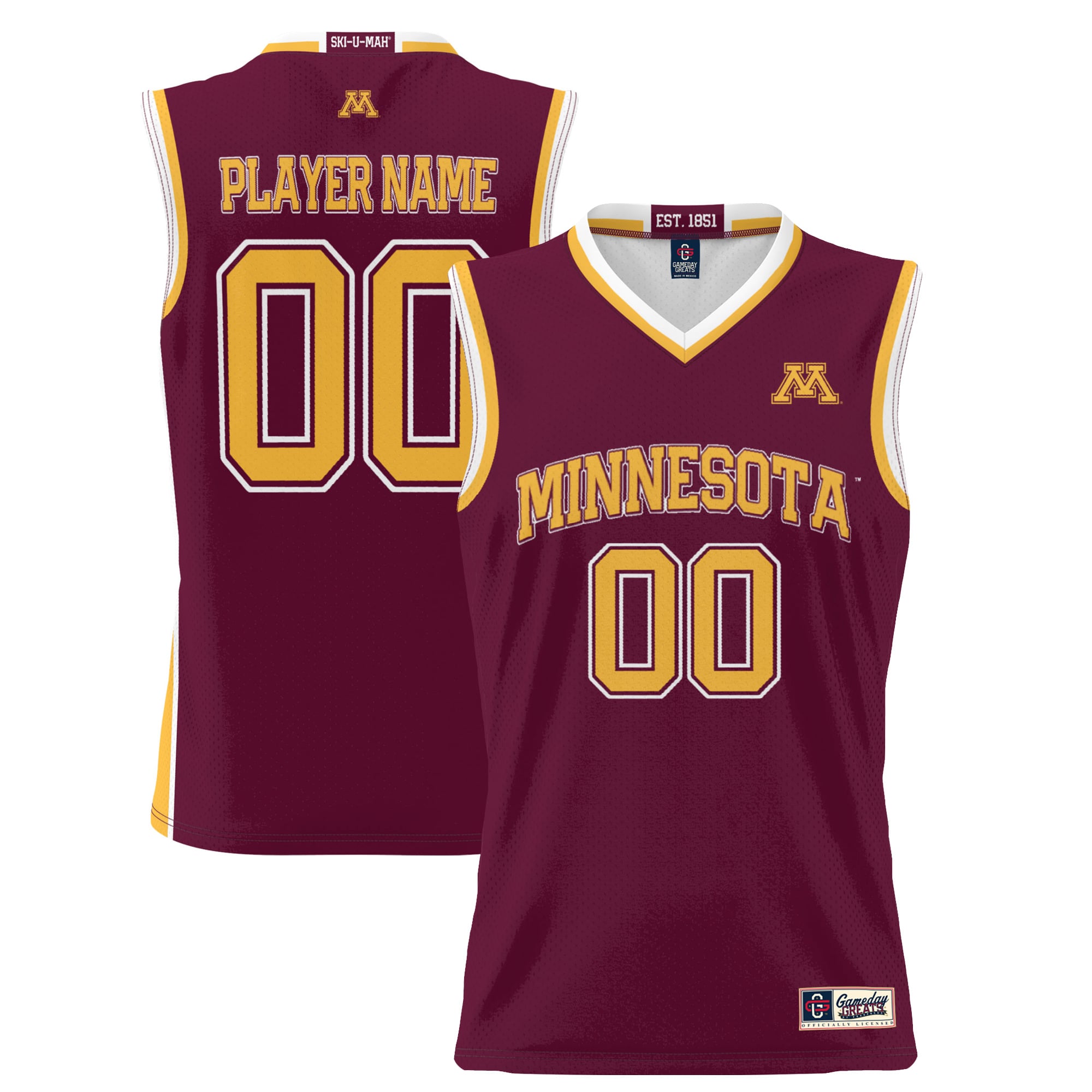 Minnesota Golden Gophers GameDay Greats Unisex Lightweight NIL Pick-A-Player Women's Basketball Jersey - Maroon