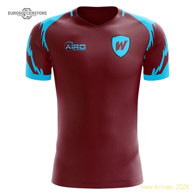 Official 2025-2026 West Ham Home Concept Football Shirt (lehmann 7)