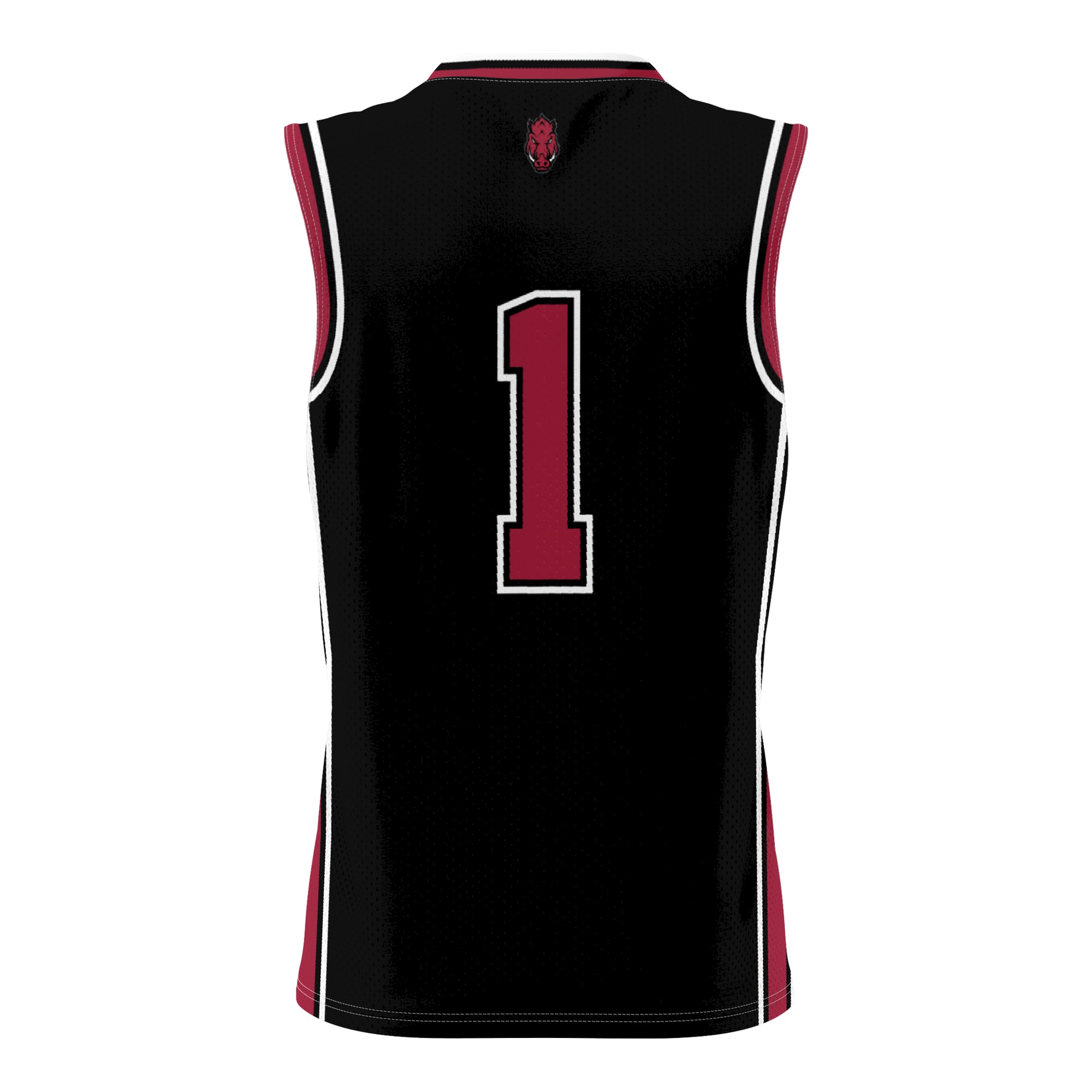 #1 Arkansas Razorbacks GameDay Greats Youth Lightweight Basketball Jersey - Black
