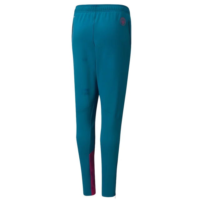 retro 2021-2022 Man City Training Pants (Black) - Kids