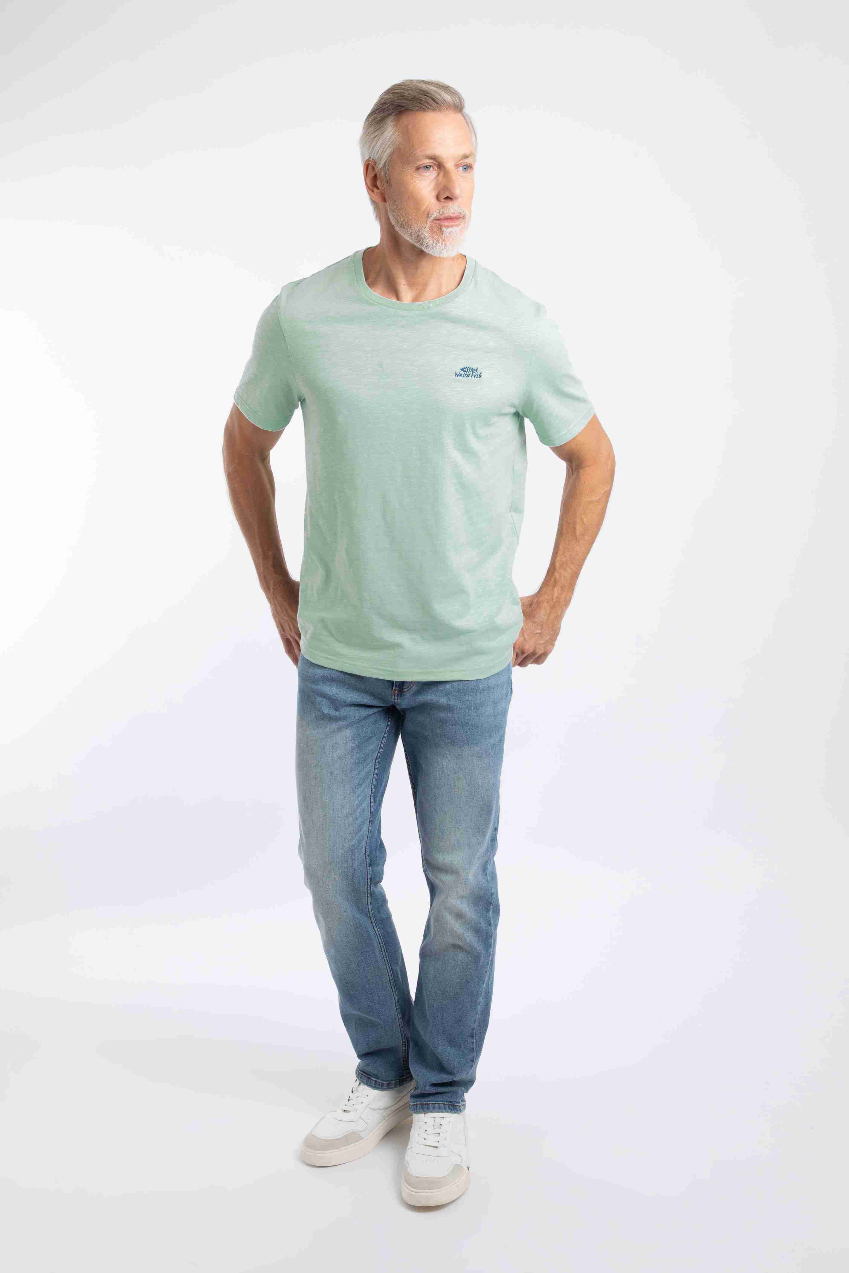 Fished Branded T-Shirt Mint Green