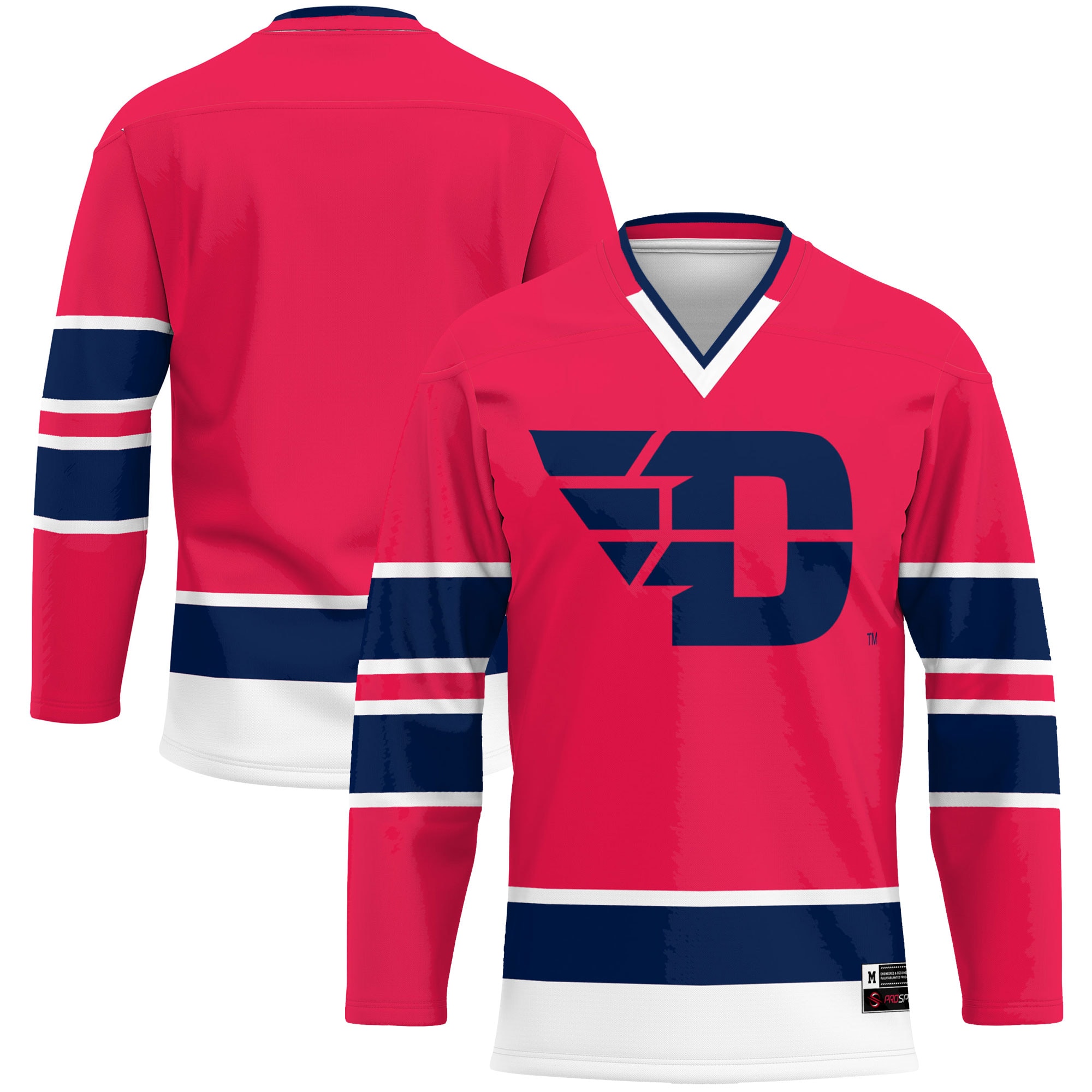 [NJP] Youth Dayton Flyers GameDay Greats Hockey Jersey - Red