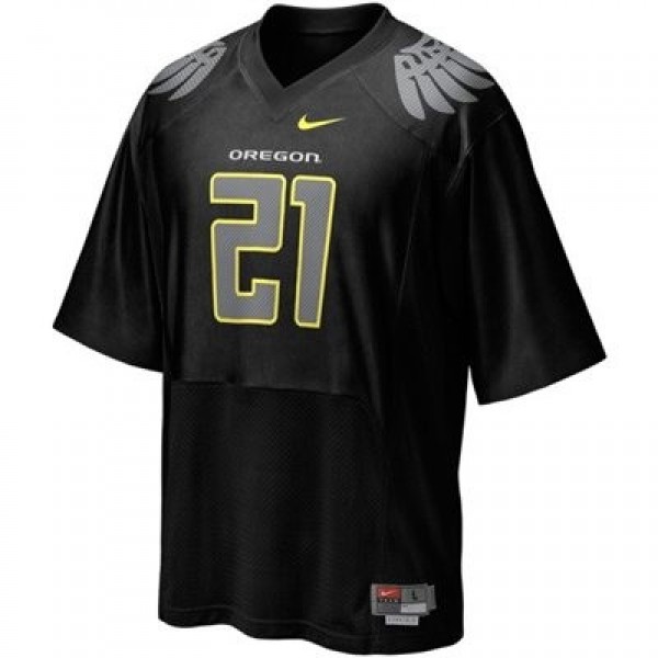 Men NCAA Team #21 Black Men Performance Jersey - Offensive