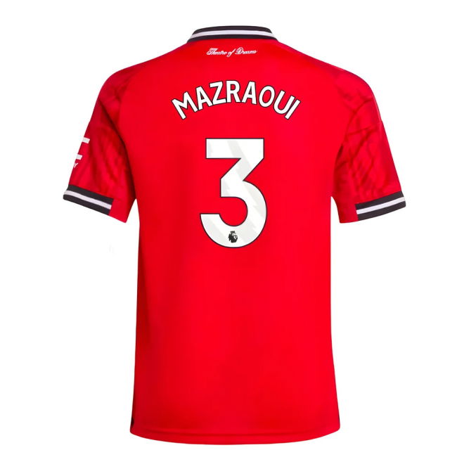 2025-2026 Man Utd Home Top (Kids) (Mazraoui 3)