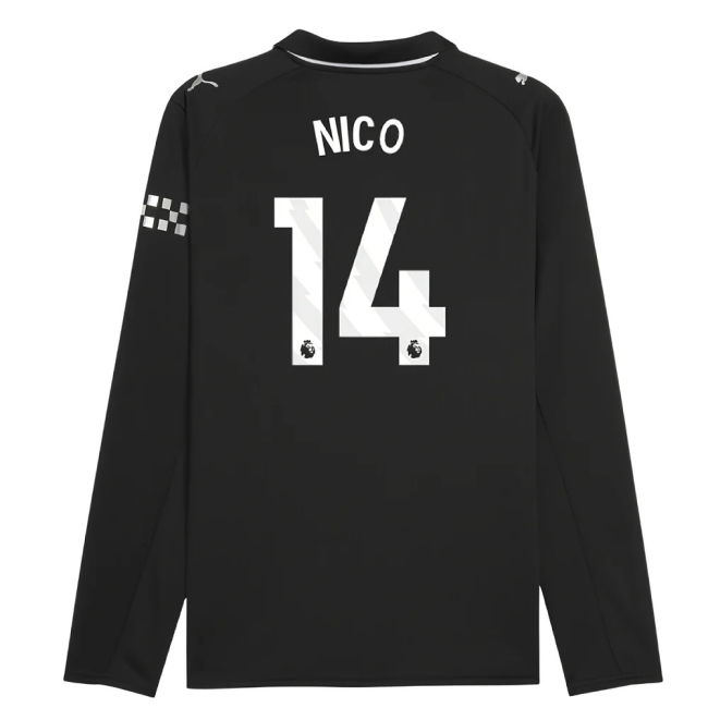2025-20 Man City Away Shirt Nico #14 L M S