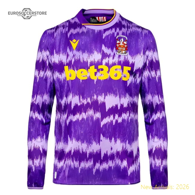 High-quality 2025-2026 Stoke City Away Long Sleeve Shirt