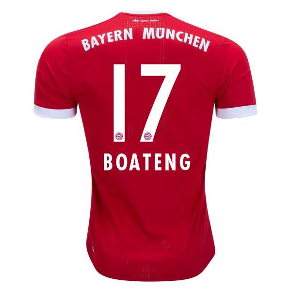 Advanced Fabric Bayern Munich Home 201718 Boateng 17 Soccer Jersey
