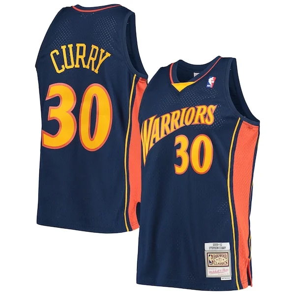 Stephen Curry GSW Swingman Jersey - stylish top-tier - Navy game-day