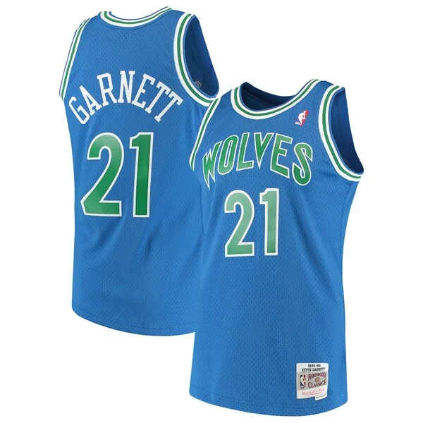 Kevin Garnett MIN Performance Basketball Jersey - Blue - Fan Favorite