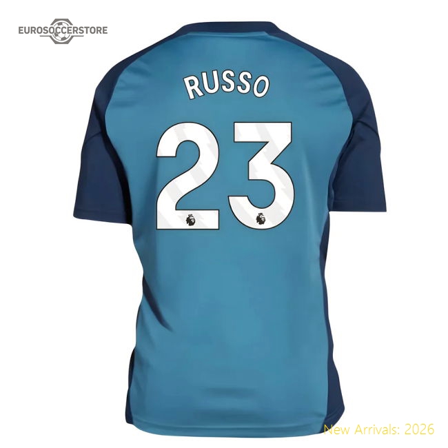 2025-2026 Arsenal Kids Safe Jersey Russo Drycell Flexible