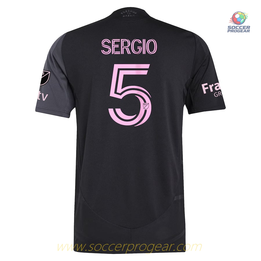 Inter Miami Away Match Soccer Football Shirt 2025 Sergio Busquets
