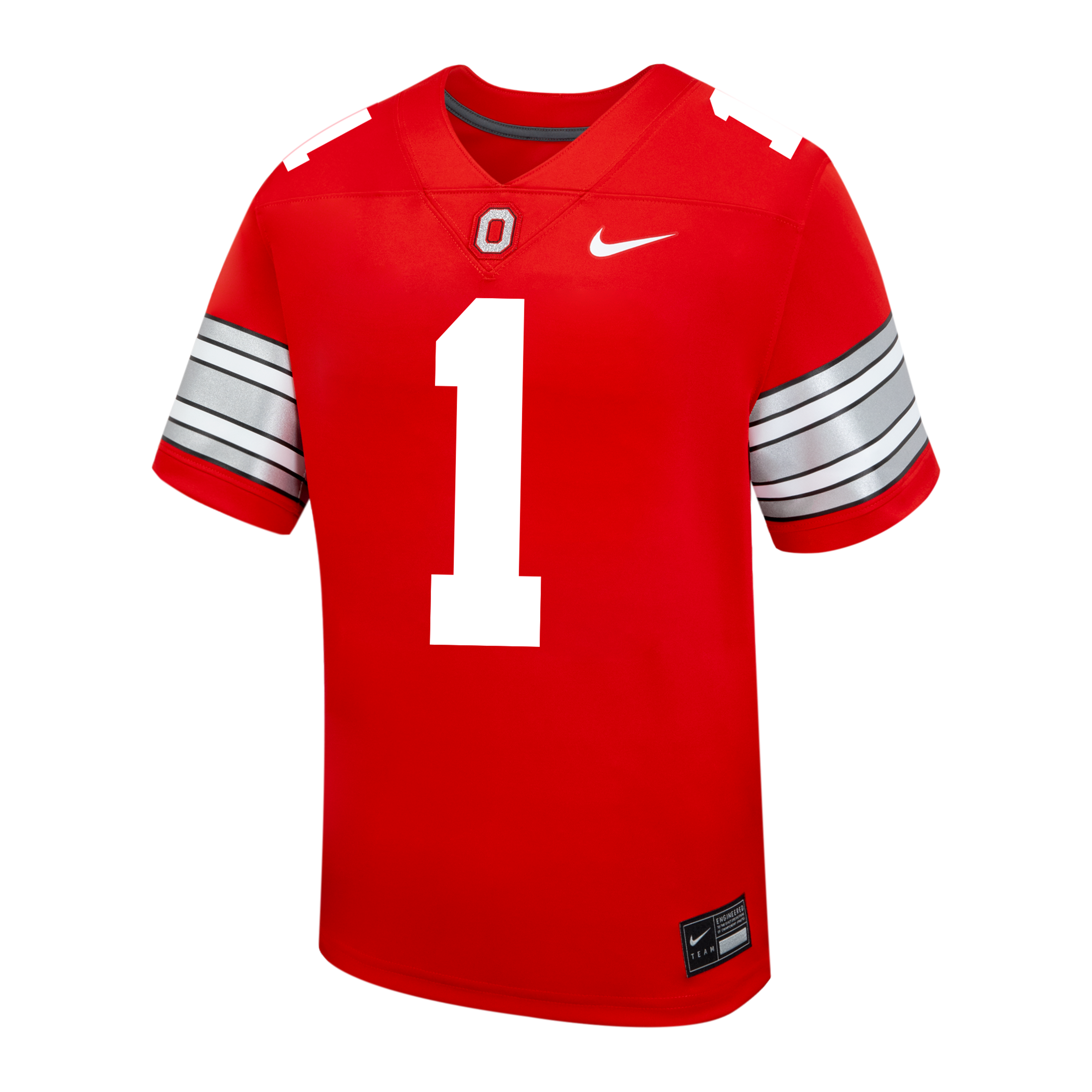 Preschool Scarlet Ohio State Buckeyes Football Jersey