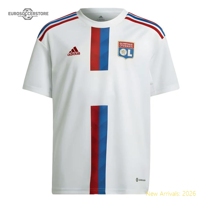 Supporter Premium 2022-2023 Olympique Lyon Home Shirt (Kids)
