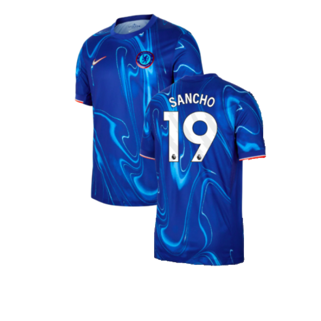 Chelsea Chelsea Home Shirt Sancho #19 Professional Grade Supporter...
