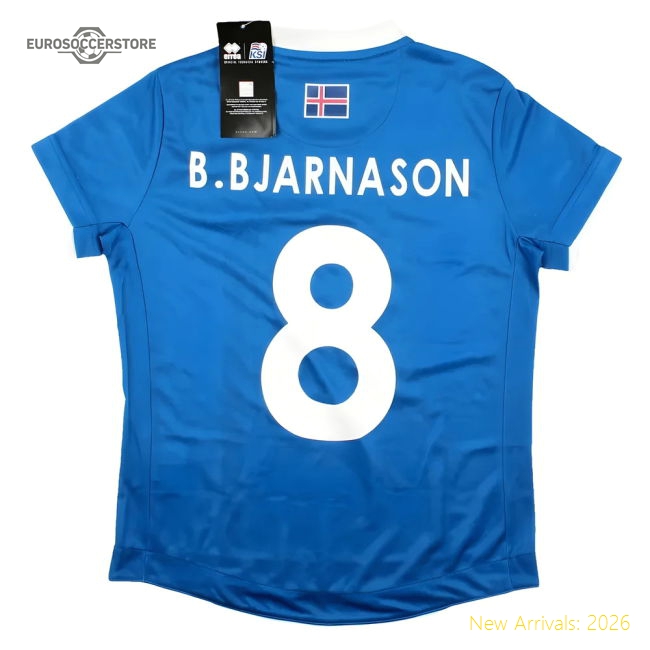 Iceland 2016-17 Home Shirt (MB) B.Bjarnason (Excellent)