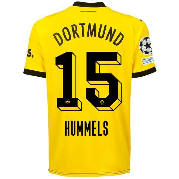Borussia Dortmund Patches 2023-2024 UCL Home Jersey – Authentic Shirt