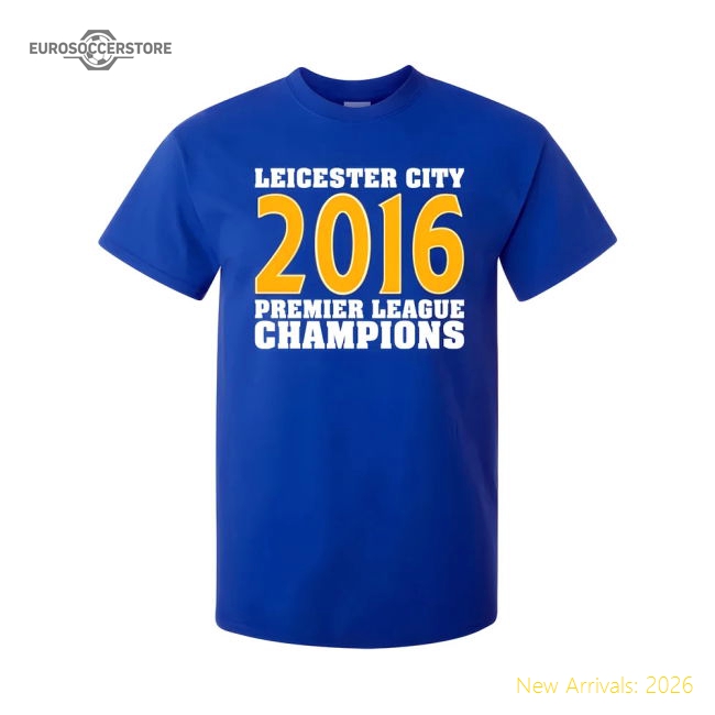 Leicester City 2016 Premier League Champions T-shirt (okazaki 20) Blue