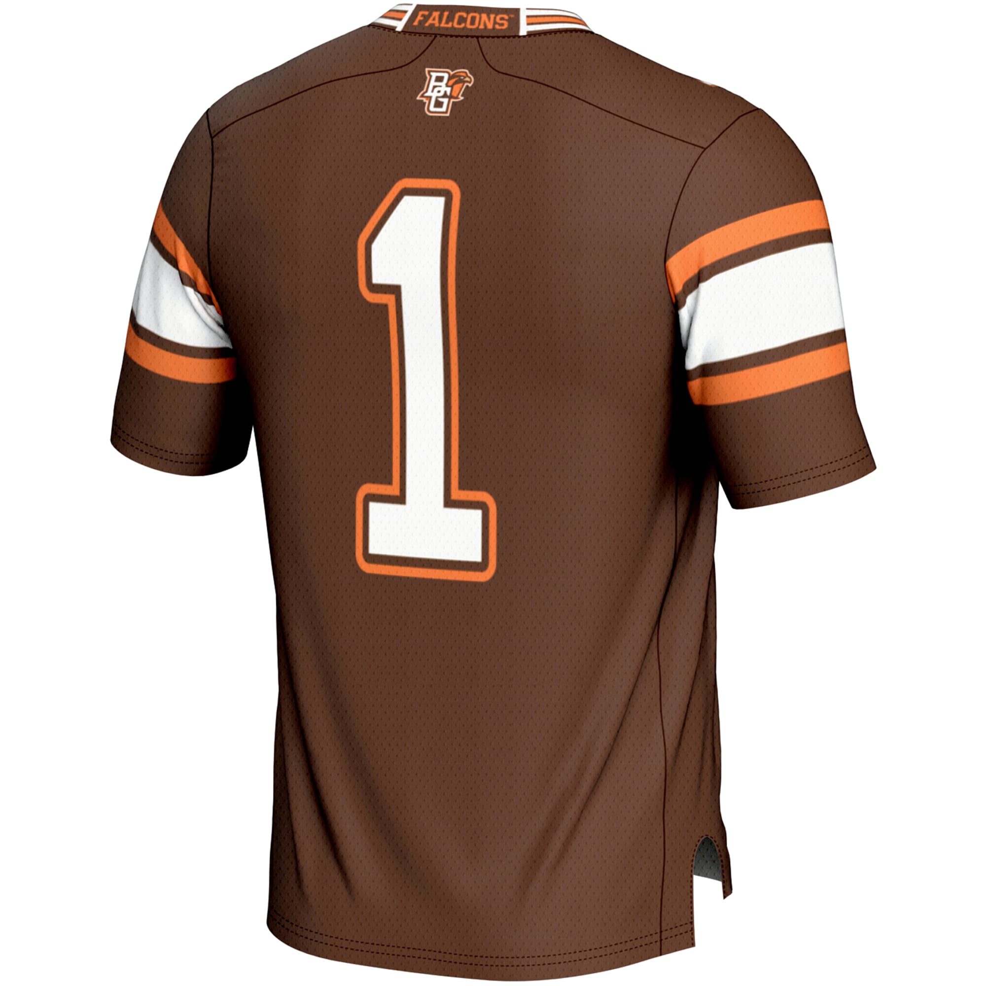 Men's #1 Brown Bowling Green St. Falcons Endzone Football Jersey