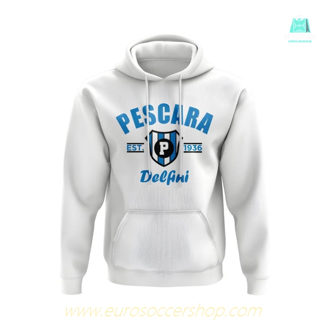 Pescara Established Football Hoody (White)