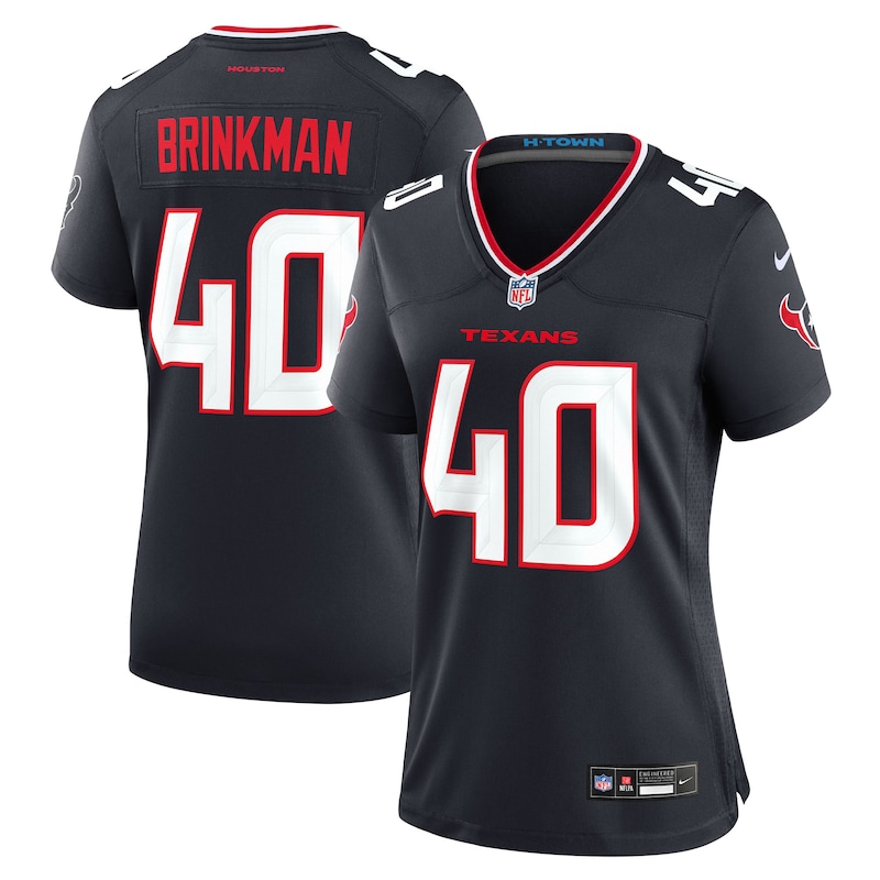 None Austin Brinkman Houston Texans Championship Contender Replica ...