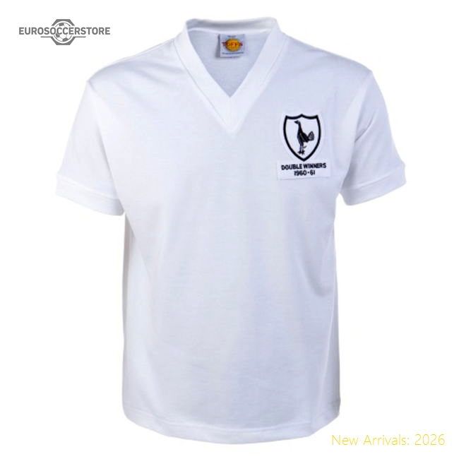 Tottenham 1961 Double Winners Retro Football Shirt