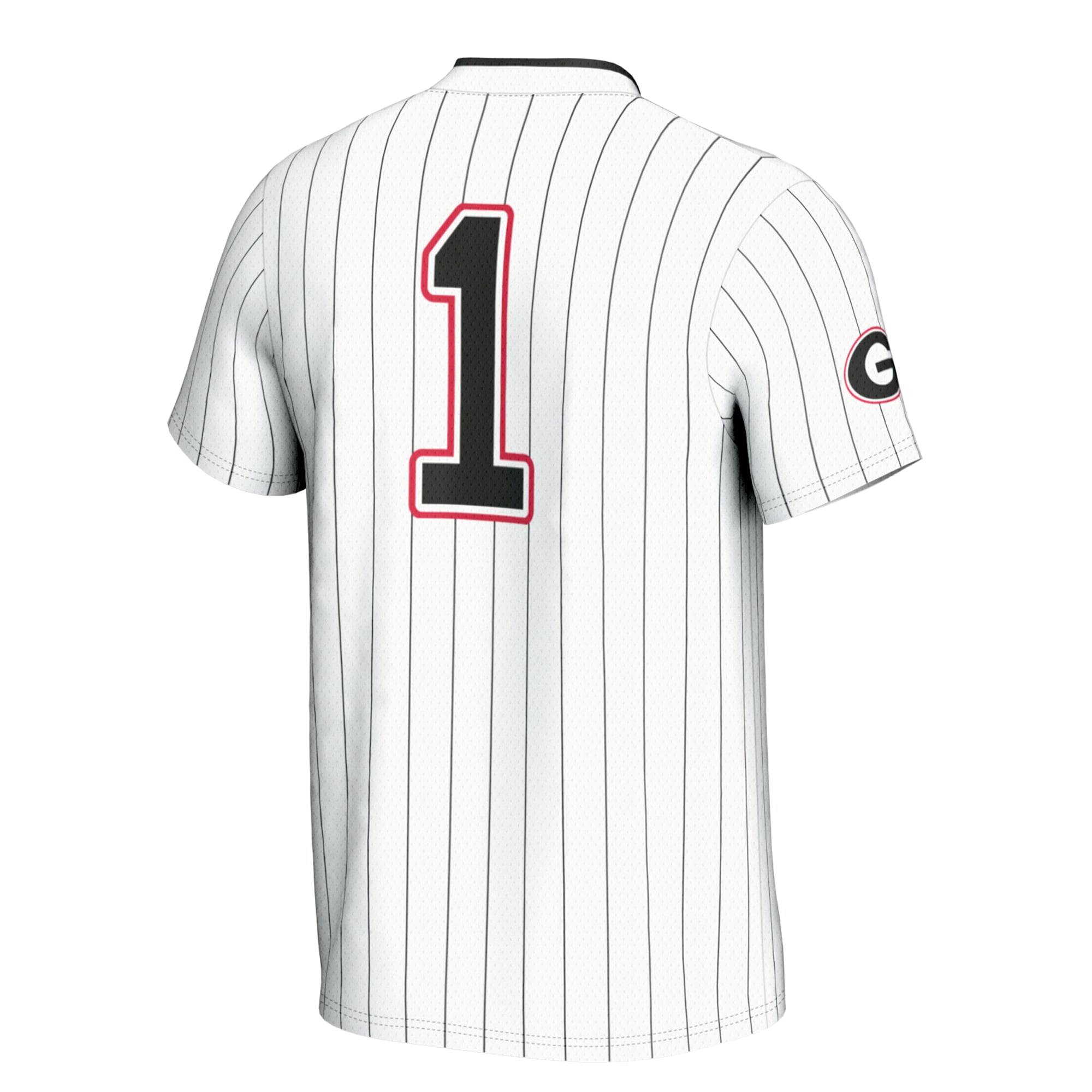 #1 Georgia Bulldogs GameDay Greats Youth Lightweight Softball Jersey - White