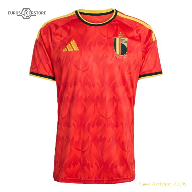 Top Belgium 2026-2027 Home Jersey - Movement Classic Sleek