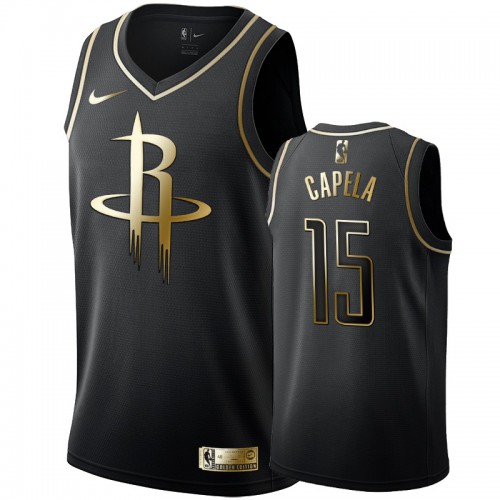 Nuggets Black Houston Rockets #15 Nike Jersey - Economical Quality