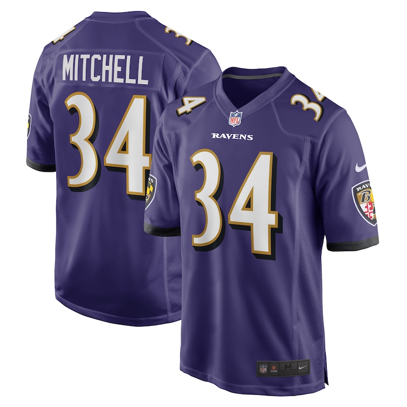 None Keaton Mitchell Baltimore Ravens Budget-Friendly Replica Jersey