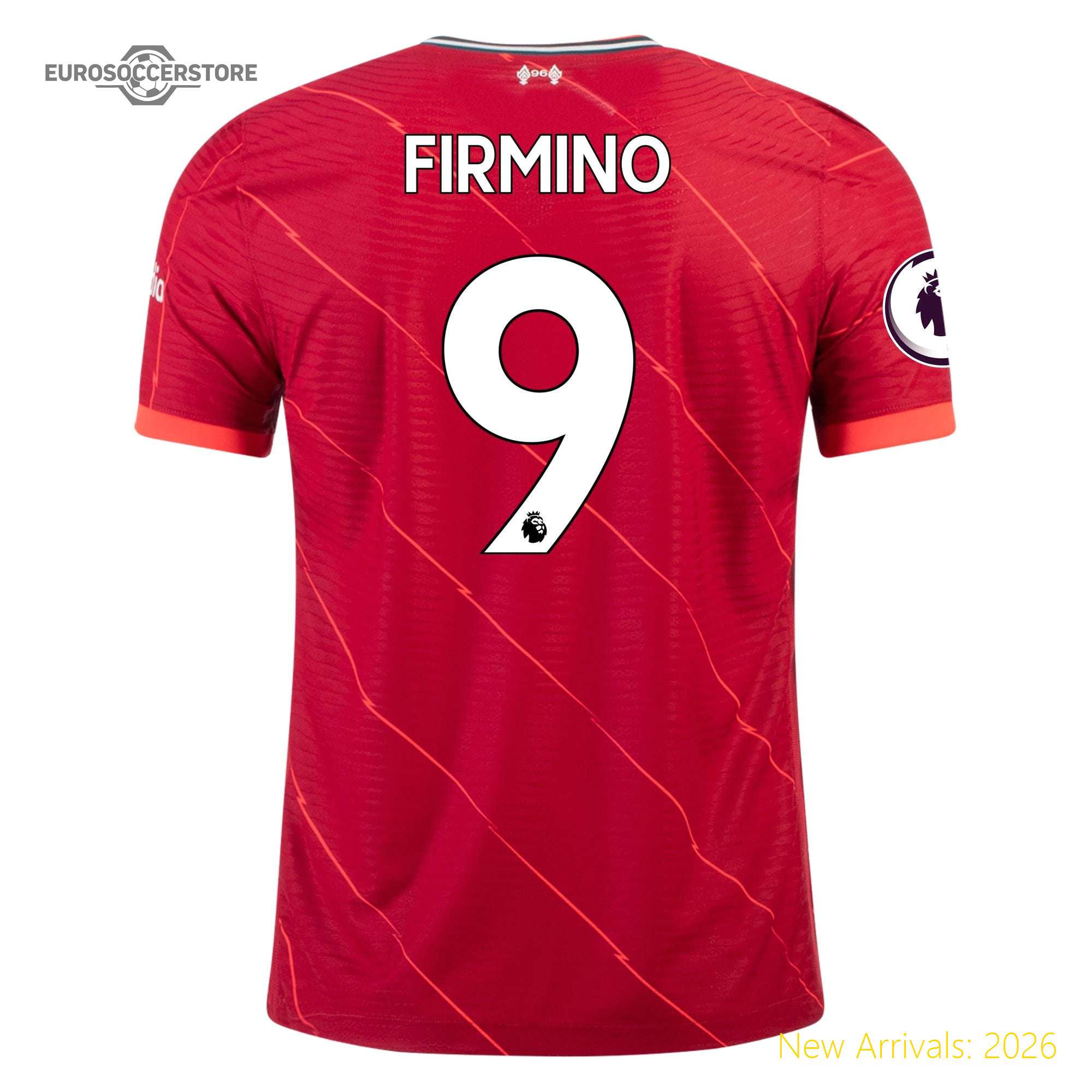 Authentic Replica Adult Liv Firmino Home Professional Jersey 2021