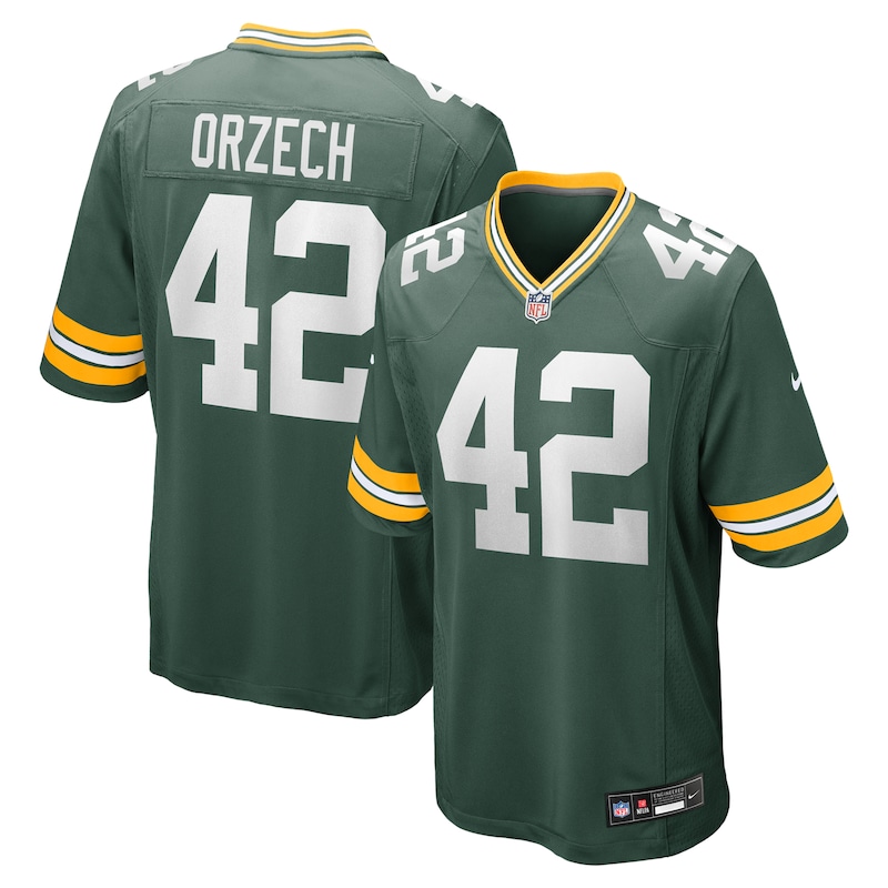 None Matt Orzech GB Packers Victory Great Value Jersey for NFL Fans