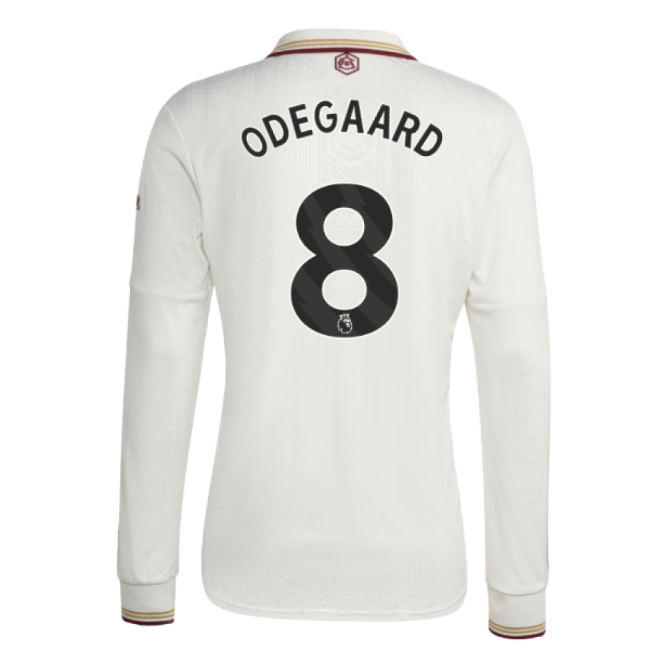 2025-2026 Arsenal Long Sleeve Third Shirt (Odegaard 8)