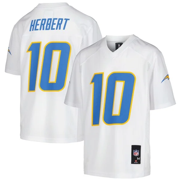 None Justin Herbert Replica Jersey - White | NFL Player Jersey
