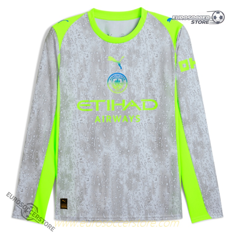 25-26 Season Manchester City Third Version Long Sleeve Football Jersey REIJNDERS 4
